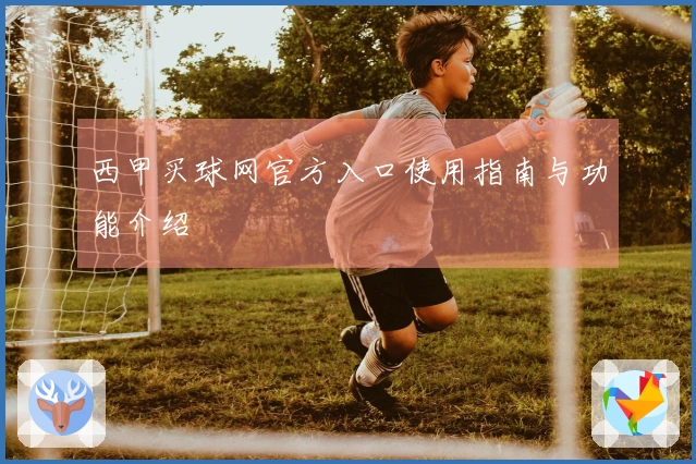 西甲买球网官方入口使用指南与功能介绍